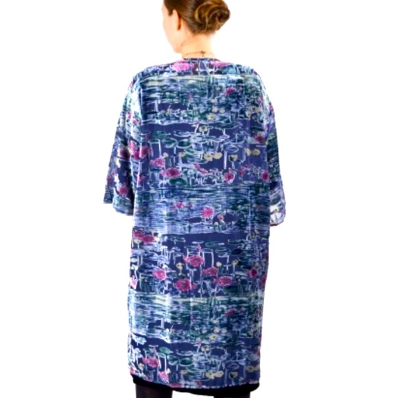 Anthropologie and Aris A Silk Velvet Kimono - - OS - Picture 7 of 15